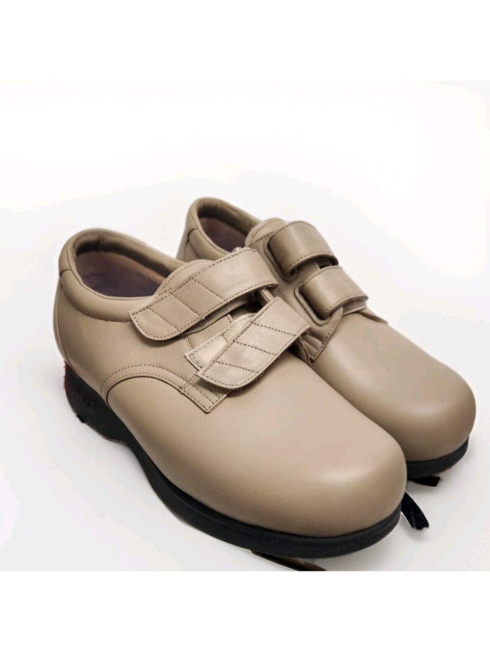 Apex Women's 7 Tan Leather Ambulator Conform Shoe XW NIB